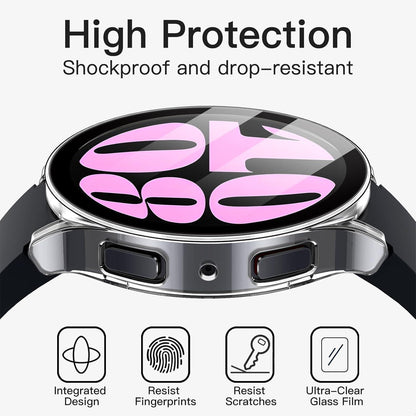 Schutzhülle mit Schutzfolie für Samsung Galaxy Watch 6