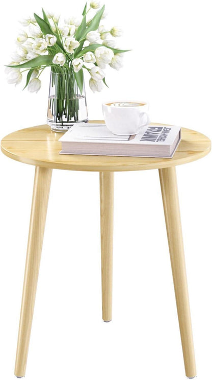 Beistelltisch rund Ø 42 cm, Höhe 51 cm, Massivholz