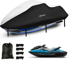 Jet Ski Bootsabdeckung Wasserdicht 420D Oxford Gewebe 292-305cm Silber