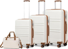 KONO 4tlg. Hartschalenkoffer Set TSA Schloss 40x20x25cm Ranair