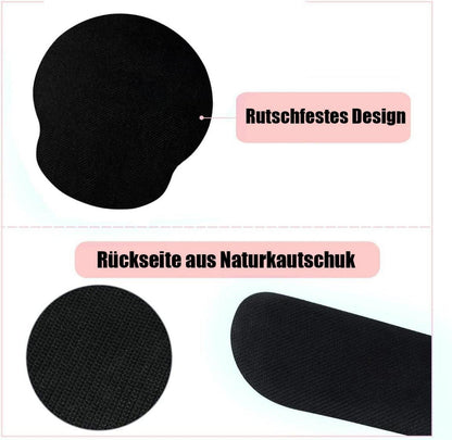Ergonomisches 3-in-1 Handgelenkauflage Set Schwarz