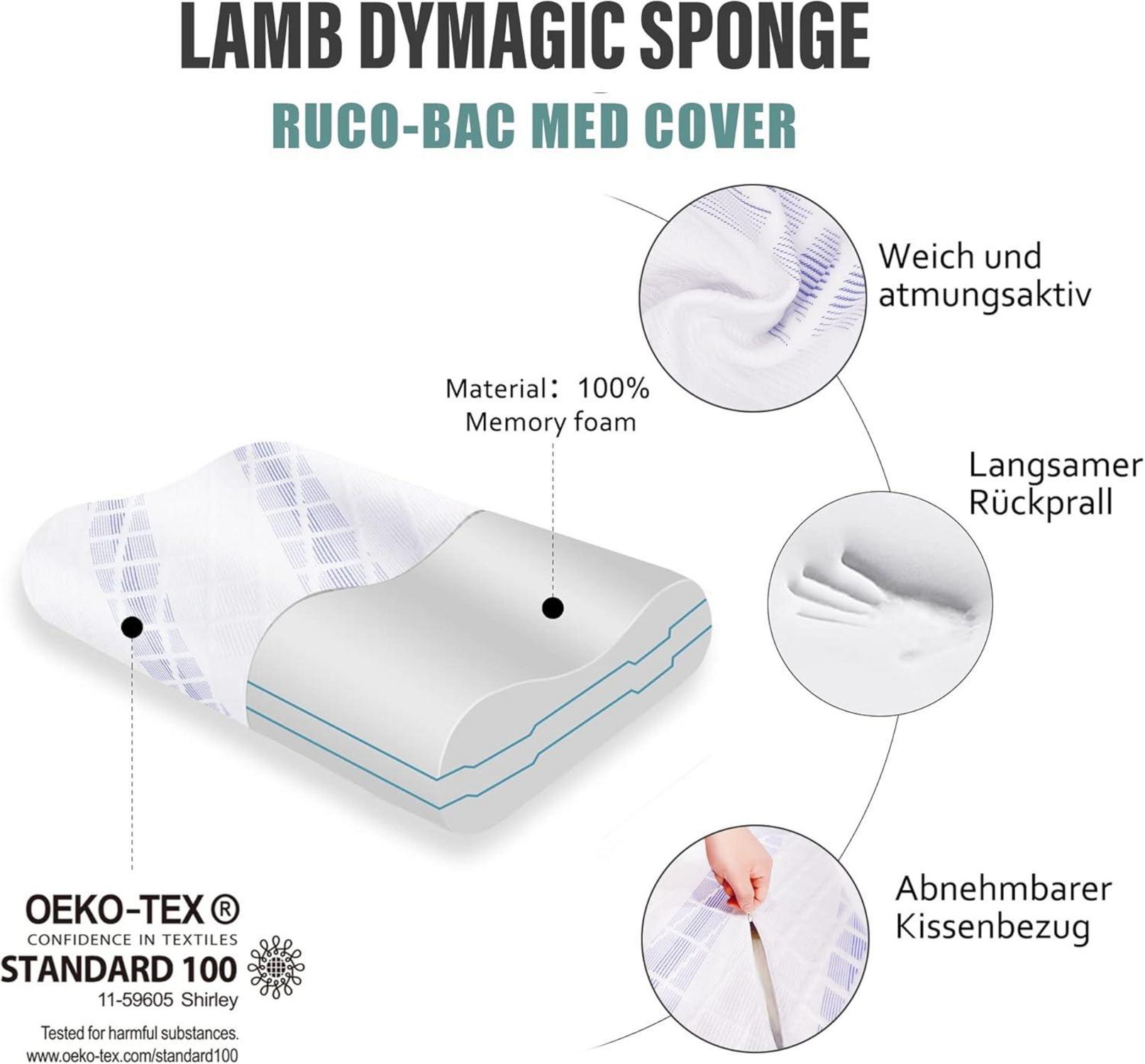 Memory Foam Nackenkissen Höheneinstellbar Seitenschläferkissen 9er