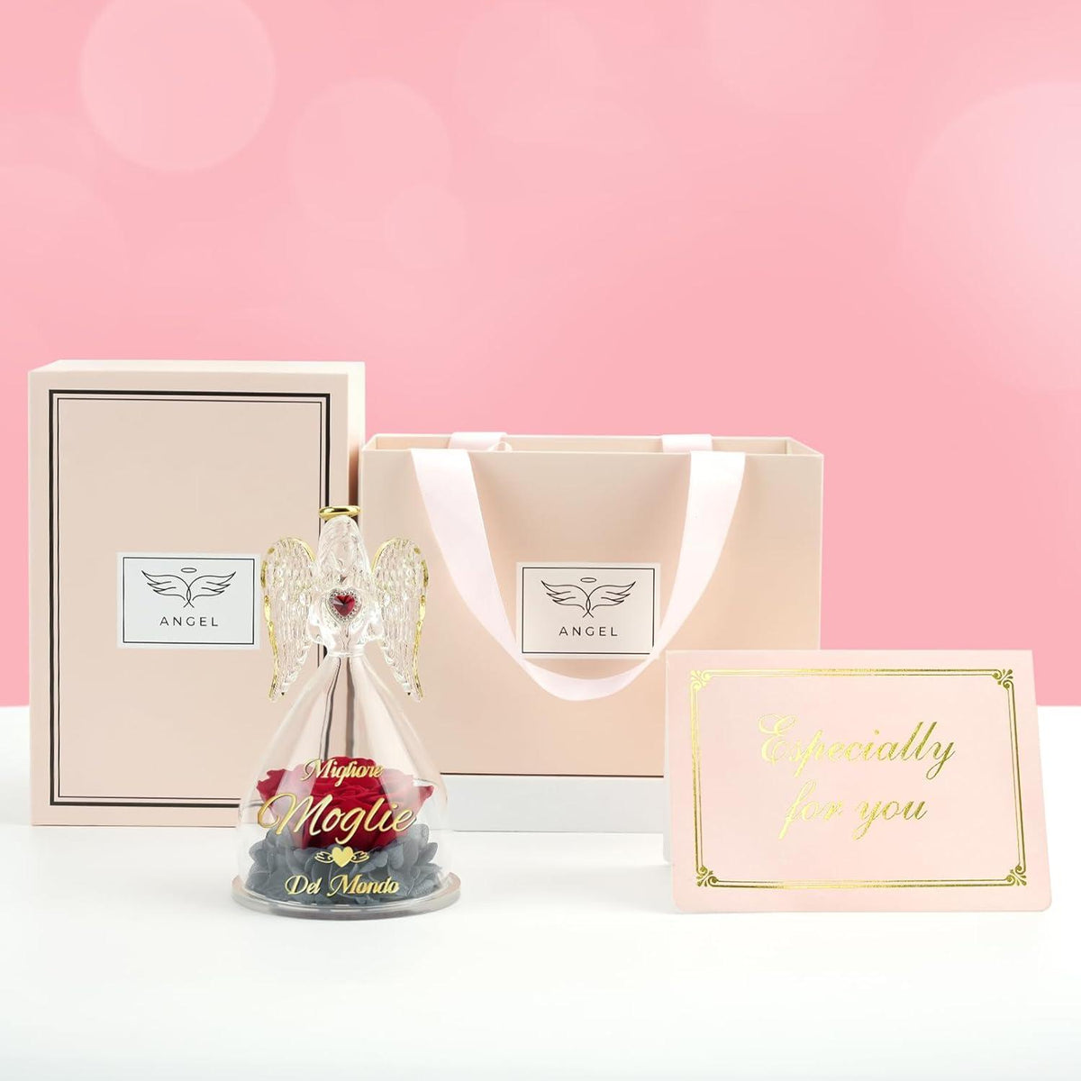 Ewige Rose Engel Figur Beste Mama Geschenk Frauen
