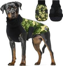 Hundemantel Reflektierend Wasserdicht Fleece Gefüttert Grün XXXL