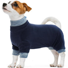 Hundepullover Fleece Rollkragenpullover für kleine Hunde