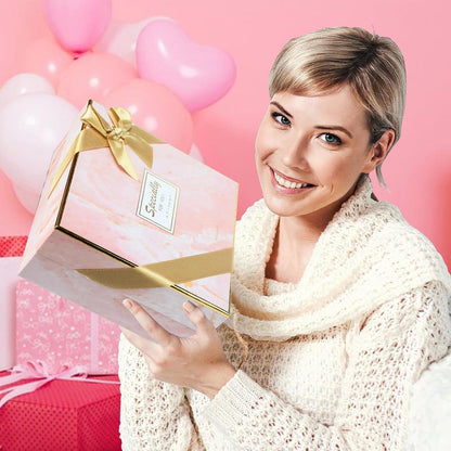 Schals Geschenkset Damen Winter Kariert Schal Set Thermo Weihnachten