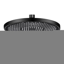 Regendusche 26cm Schwarz – Wassersparende Duschbrause