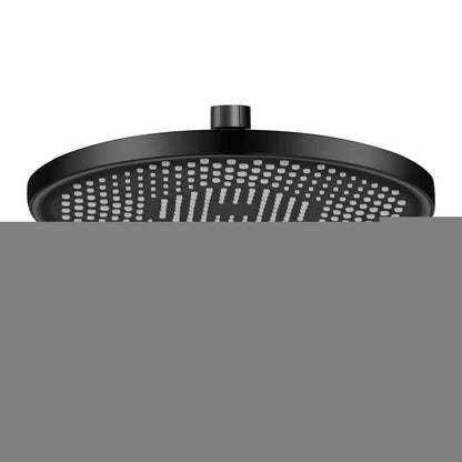 Regendusche 26cm Schwarz – Wassersparende Duschbrause
