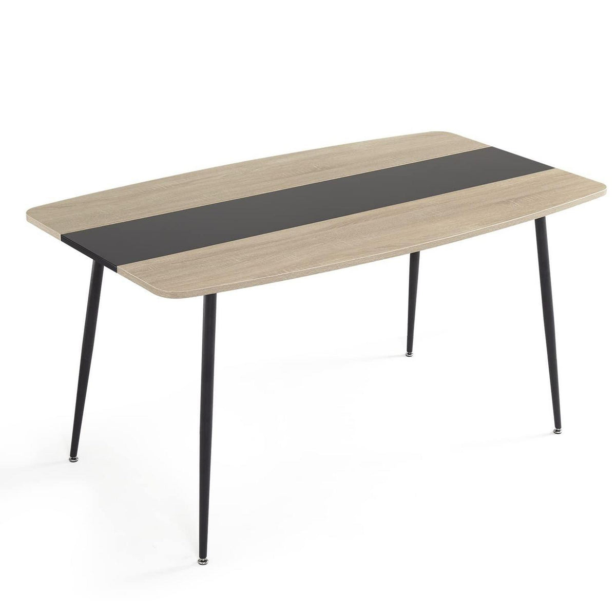 Moderner Esstisch Eiche & Schwarz | Industrial Design 150x85 cm
