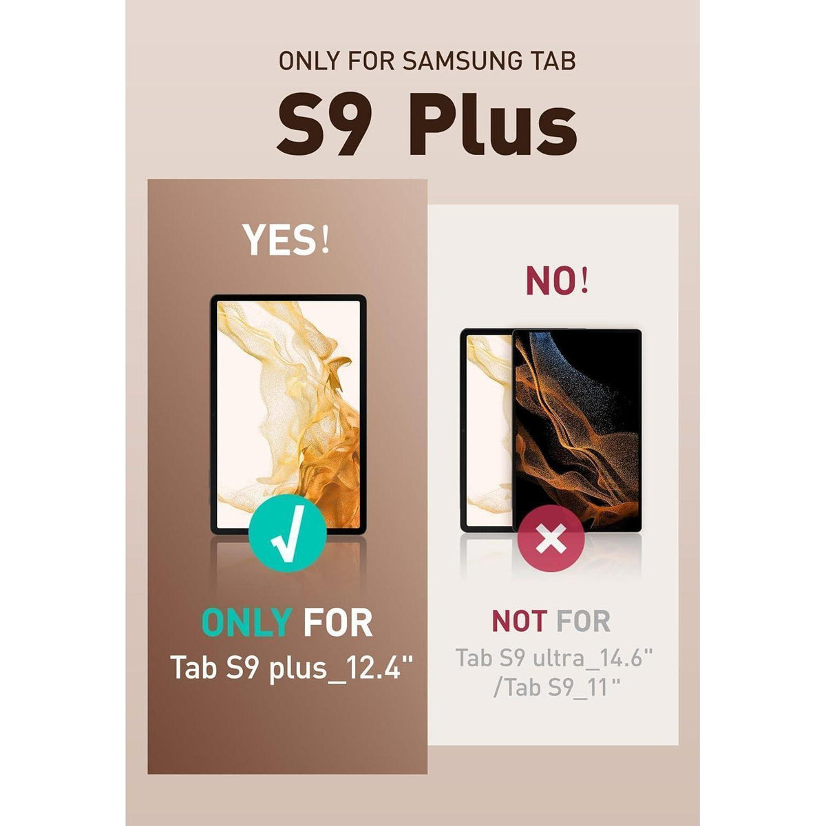 Schutzhülle für Samsung Galaxy Tab S10/S9 Plus 12.4" mit Ständer & S Pen Halter