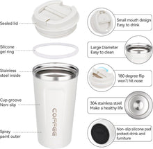 ERBO Kaffeebecher to go, Thermobecher Edelsthal 510ml Rosa