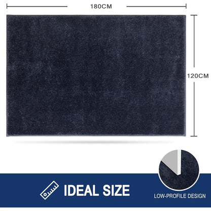 Schmutzfangmatte dunkelblau 120x180 cm – rutschfest & waschbar