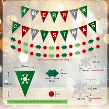 Weihnachten Filz Dekoration Set Merry Christmas Banner