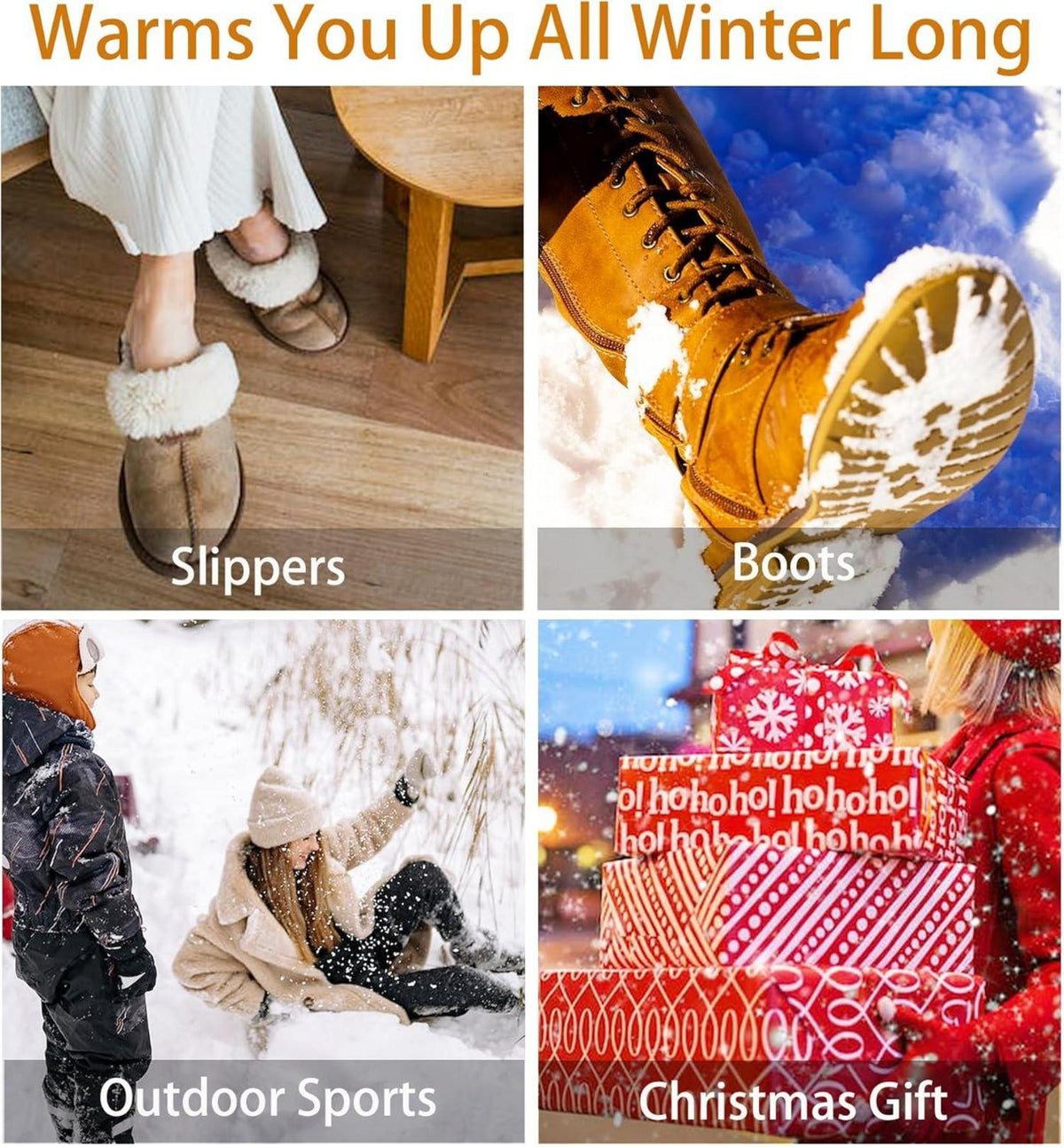 Lammfell Einlegesohlen Damen Herren Winter Warm Weich Dick
