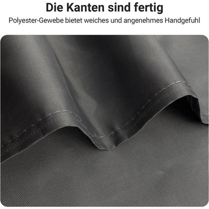 Duschvorhang Dunkelgrau 200x180cm Beschwerter Saum