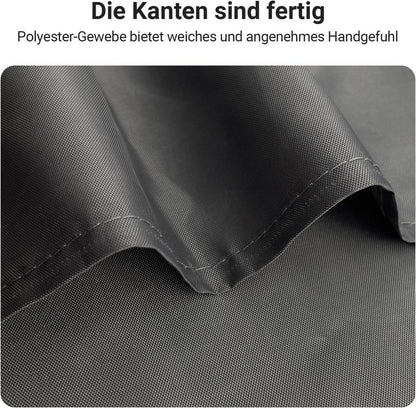 Duschvorhang Dunkelgrau 200x180cm Antischimmel Wasserabweisend Textil