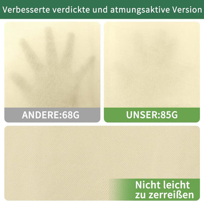 Winterschutz Pflanzen 85 g/m² Atmungsaktiv Beige 250x360cm