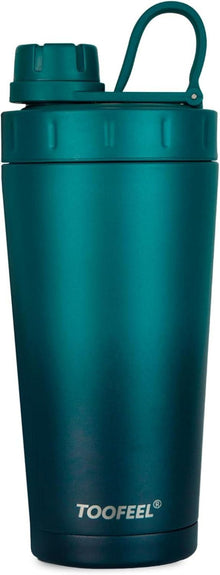 Isolierte Protein Shaker Flasche 20 oz - Edelstahl Vakuum Becher
