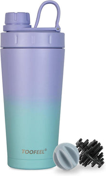 TOOFEEL Isolierte Protein Shaker Flasche mit Shaker
