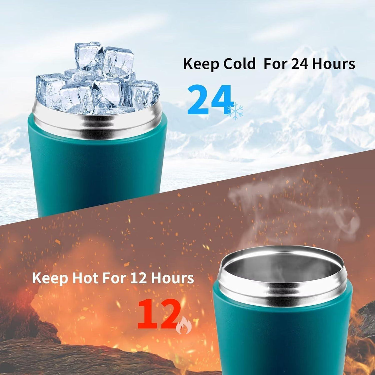 Isolierte Protein Shaker Flasche aus Edelstahl mit Shaker Ballen