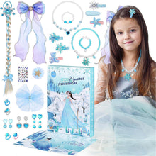 Adventskalender 2024 Schnee Thema Haarschmuck Mädchen 24