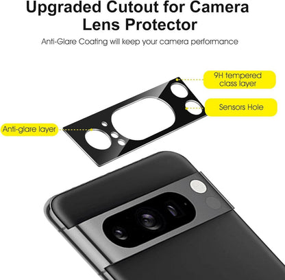 Panzer Schutzfolie + Kameraschutzfolie für Google Pixel 8 Pro