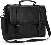 IGOLUMON Aktentasche Herren Wasserdicht 15,6 Zoll Retro Laptoptasche
