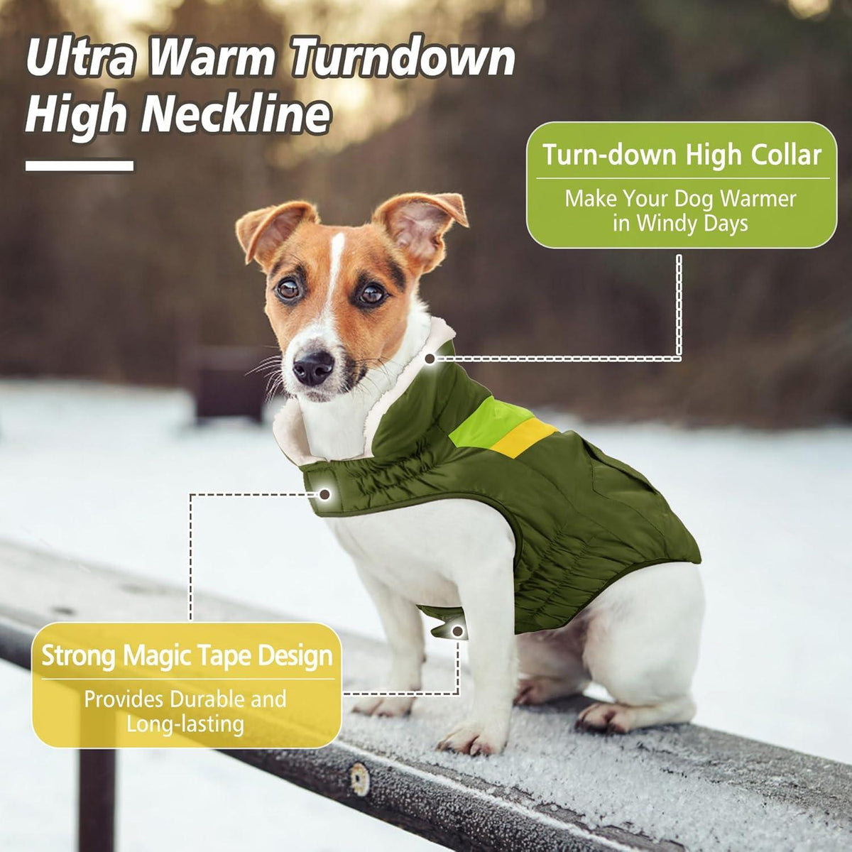 Hundemantel Hundejacke für Große Hunde Warm Winter Baumwolle