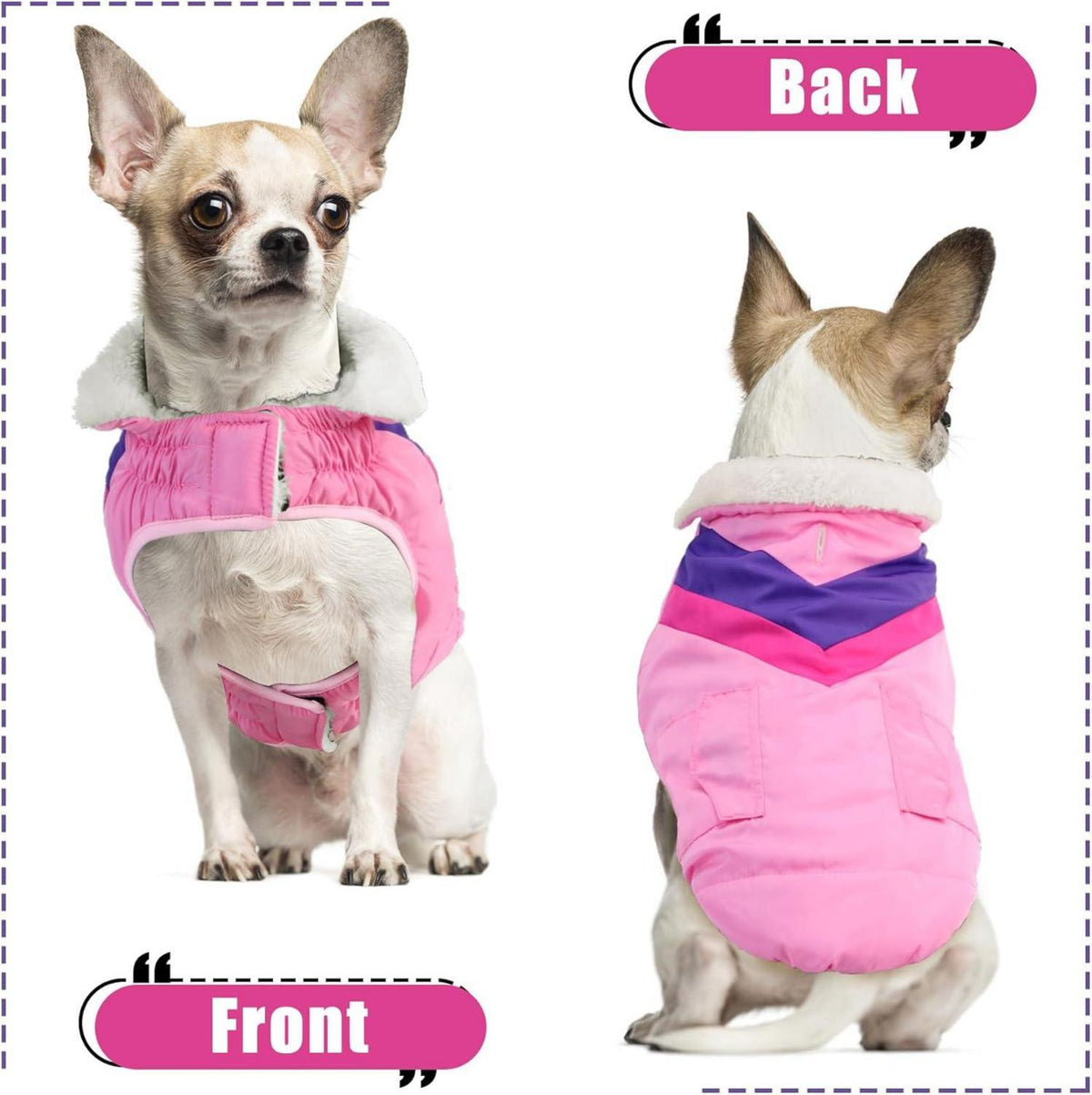 Hundemantel Winter Warm Hoher Kragen Hundemantel mit