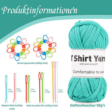 4er-Pack T-Shirt-Garn-Set 100g - Baumwollgarn zum Stricken