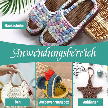 4er-Pack Baumwollgarn-Set 100 g T-Shirt-Garn Mintgrün