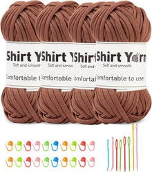 Häkelgarn-Set 4er-Pack Baumwollgarn Strickgarn 100g
