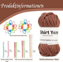 Doxiru 4er-Pack 100g T-Shirt-Garn-Set Baumwollgarn