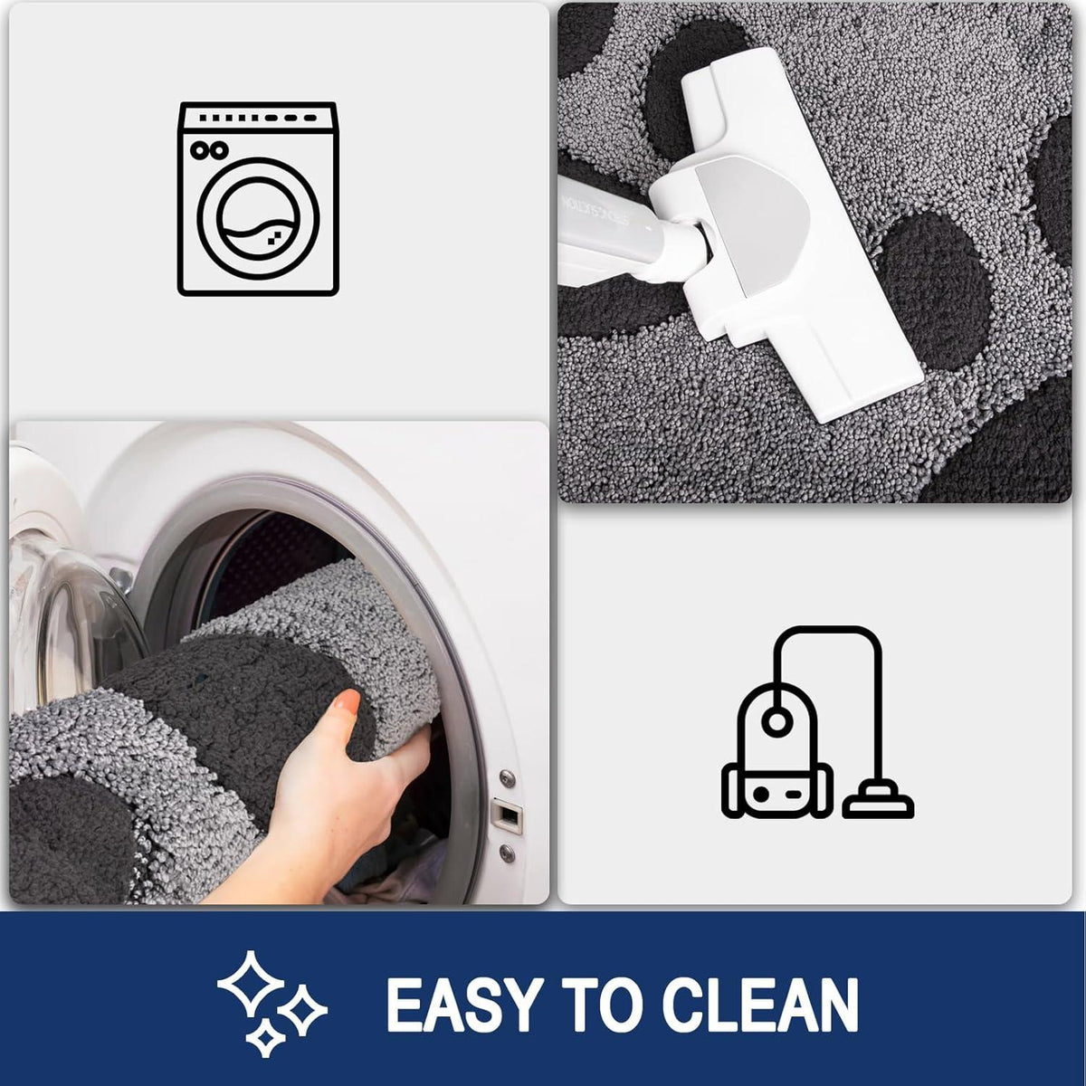 Schmutzfangmatte waschbar 84x150cm Fußmatte saugfähig rutschfest