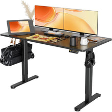Höhenverstellbarer Schreibtisch Elektrisch 140x60 cm Schwarz