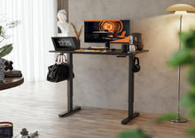 Höhenverstellbarer Schreibtisch 160x60 cm Elektrisch Schwarz