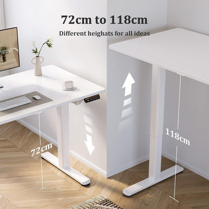 Elektrischer höhenverstellbarer Schreibtisch 100x60 cm