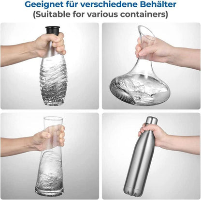 Edelstahl Reinigungsperlen mit Silikon Aufbewahrungsbeutel, 1200