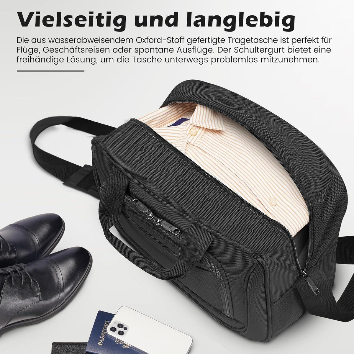 COOLIFE Koffer Trolley 4 Rollen Handgepäck TSA-Schloss lila+Silber
