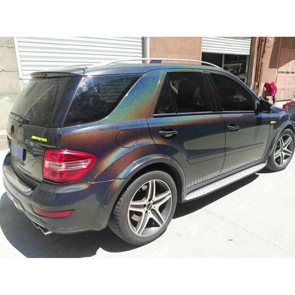 Graue Autofolie mit Regenbogen-Effekt – Car Wrapping Folie 75x152cm