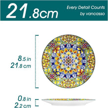 Boho Keramik Teller Set 6er SIMI Salat Dessert Porzellan