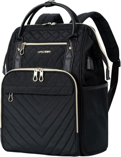 Stilvoller Laptop-Rucksack 17 Zoll wasserabweisend USB-Anschluss
