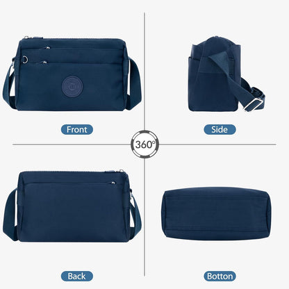 Damen Umhängetasche Crossbody Bag Schultertasche Verstellbarer Gurt