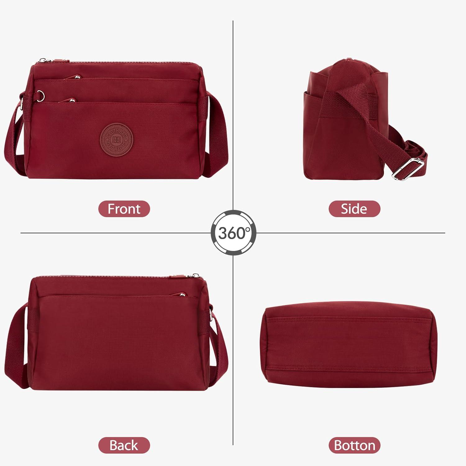 Kleine Umhängetasche Damen Crossbody Bag Verstellbarer Schultergurt