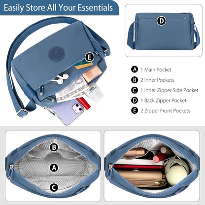 Kleine Umhängetasche Damen Crossbody Bag Damen verstellbaren