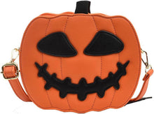 Halloween Goth Kürbis Handtasche Umhängetasche Crossbody Geldbörse