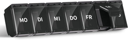 Opret Tablettenbox 7 Tage Pillendose Regenbogen Tabletten Organizer