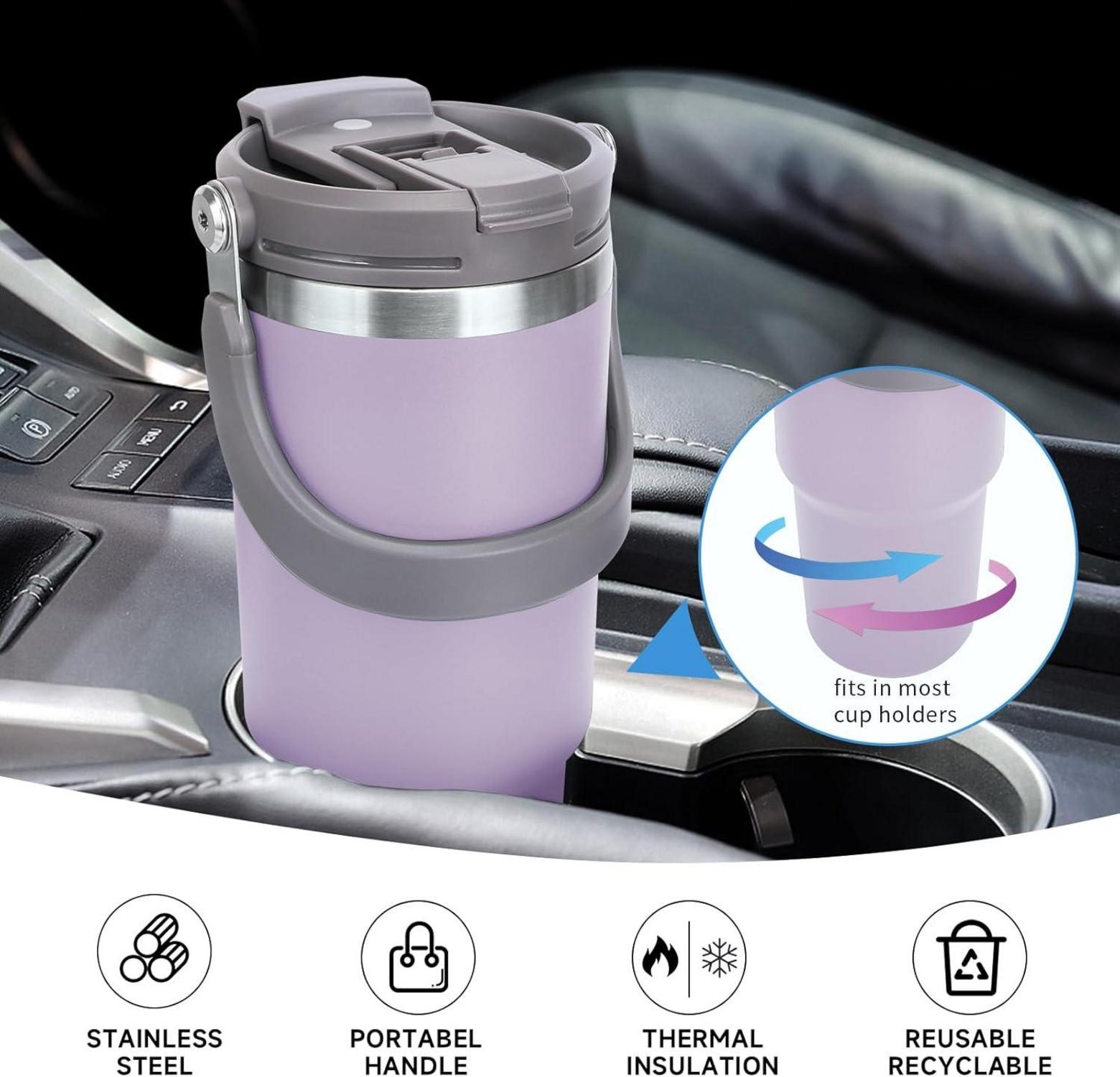 Riley Joy Thermobecher 900ml Edelstahl Isolierbecher Lila