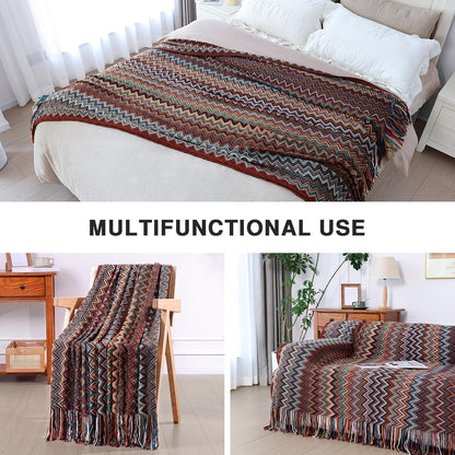 Bohemian Kuscheldecke 260GSM 130x160cm flauschige Decke