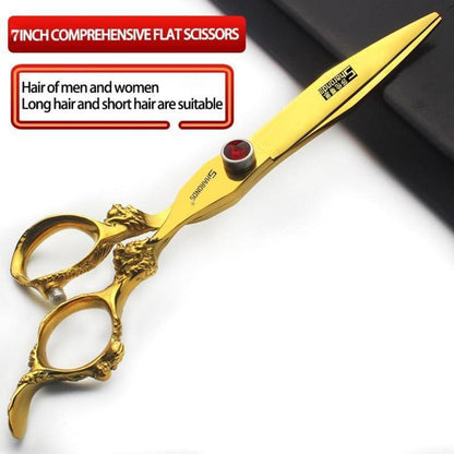 Professionelle Haarschere 6/7 Zoll mit Saphir & Ausdünnschere